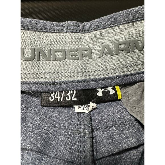 Under Armour Match Play Vented Golf Pants Grey Size 34x32 Breathable Performance - Picture 3 of 13